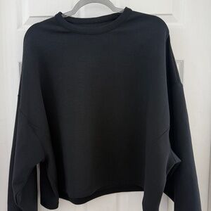 Nike 24.7 ImpossiblySoft Women's Dri-FIT Oversized Crew-Neck Top - Medium